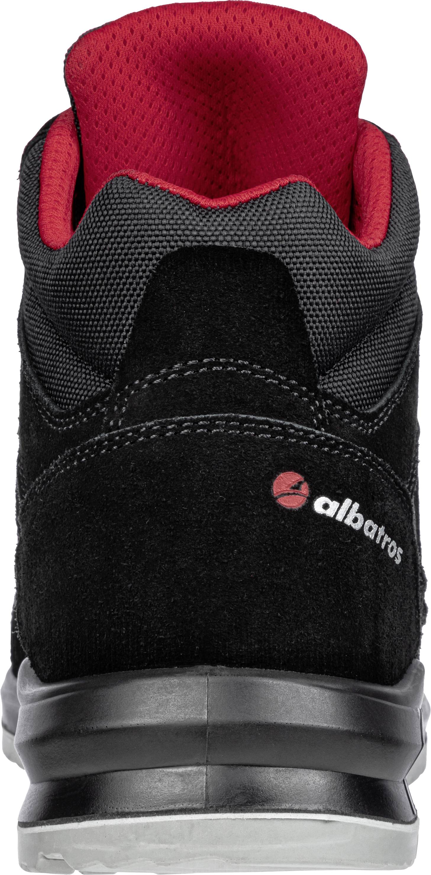 Albatros CLIFTON MID SRC 638700210000038 Sicherheitsstiefel S3 Schuhgröße (EU): 38 Schwarz, Rot 1 Paar