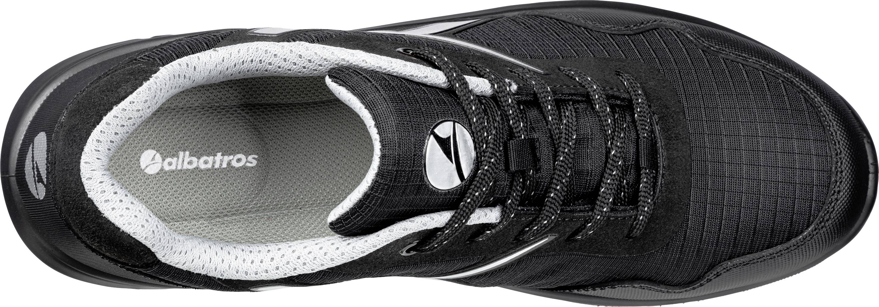 Albatros DRIFTER BLACK LOW SRC 648770200000046 Sicherheitsschuh S1P Schuhgröße (EU): 46 Schwarz, Weiß 1 Paar