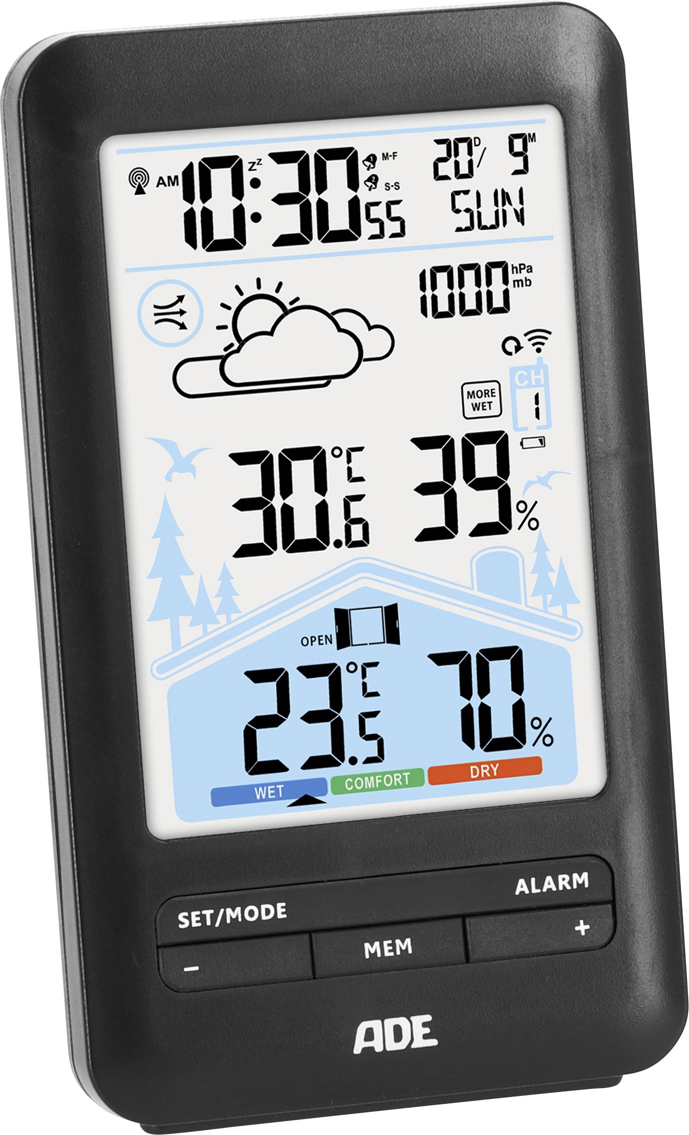 ADE WS2132 Funk-Wetterstation
