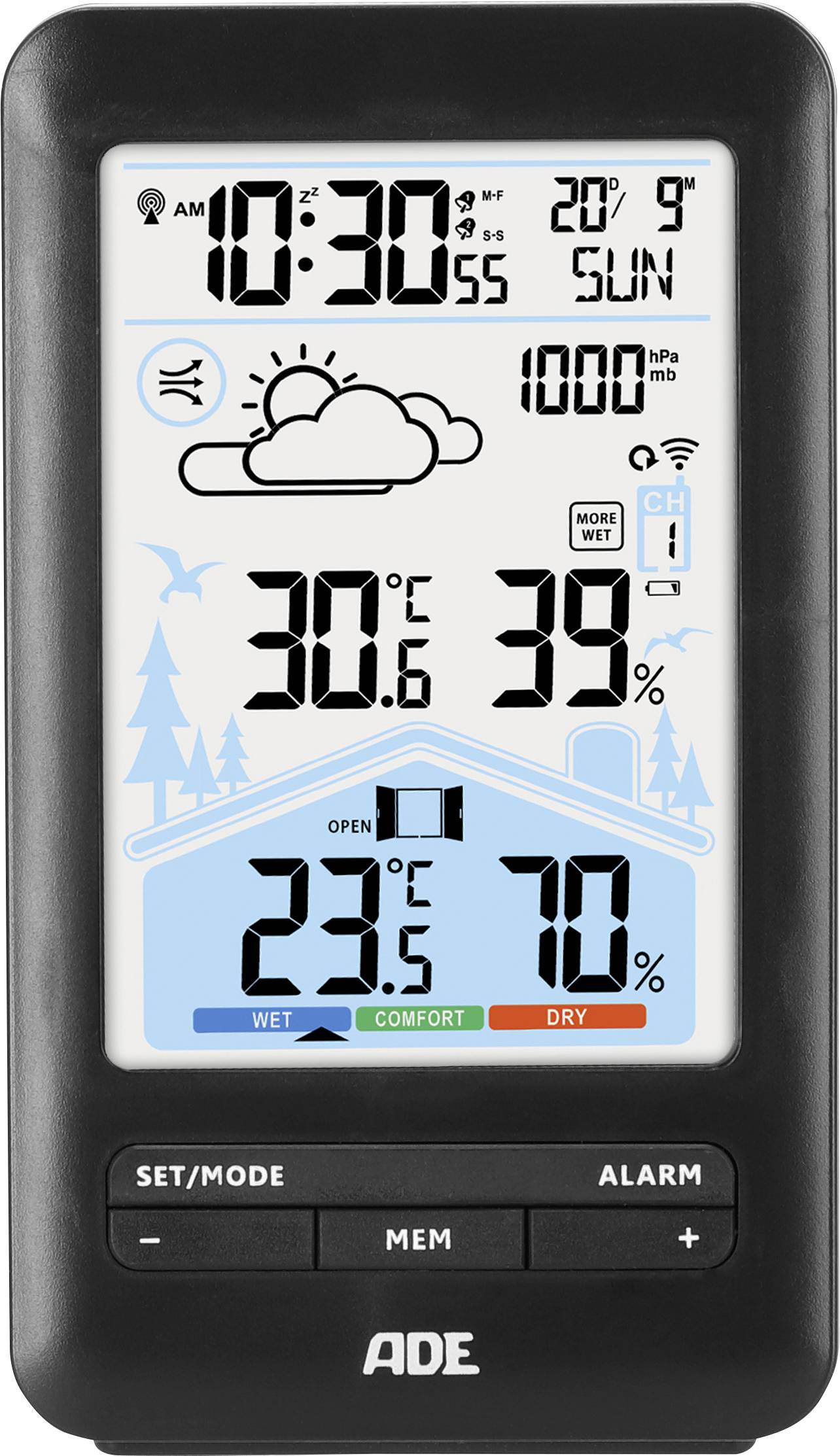 ADE WS2132 Funk-Wetterstation
