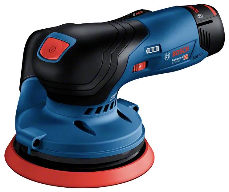 Bosch Professional GEX 12V-125 (L) solo CLC 0601372100 Akku-Exzenterschleifer ohne Akku, inkl. Koffer, bürstenlos 12 V Ø 125 mm