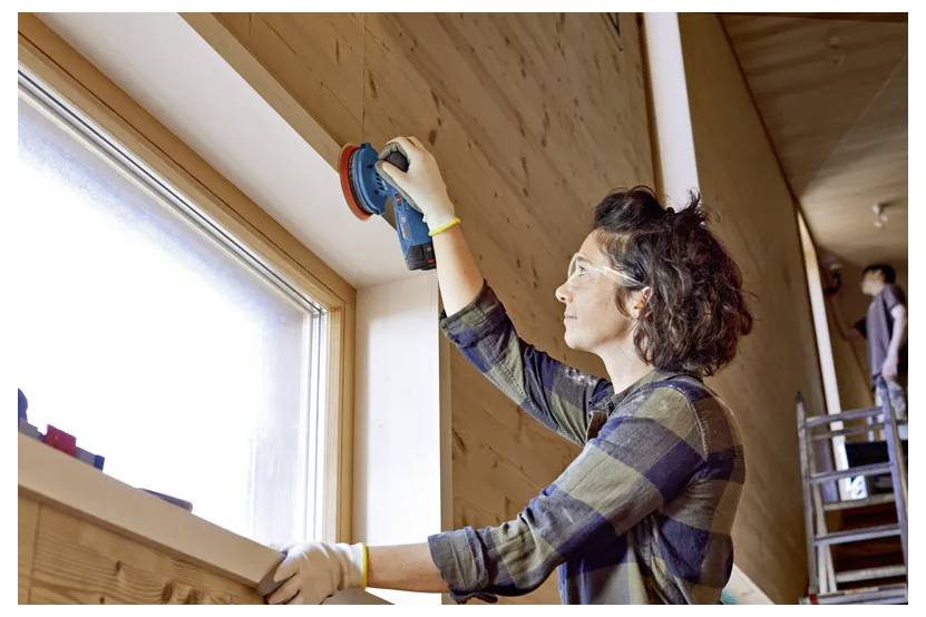 Bosch Professional GEX 12V-125 (L) solo CLC 0601372100 Akku-Exzenterschleifer ohne Akku, inkl. Koffer, bürstenlos 12V Ø 125mm