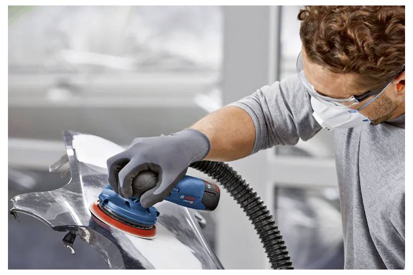 Bosch Professional GEX 12V-125 (L) solo CLC 0601372100 Akku-Exzenterschleifer ohne Akku, inkl. Koffer, bürstenlos 12V Ø 125mm