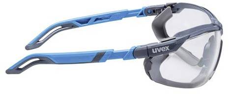 uvex i-5 9183180 Schutzbrille inkl. UV-Schutz Blau, Grau EN 166, EN 170 DIN 166, DIN 170