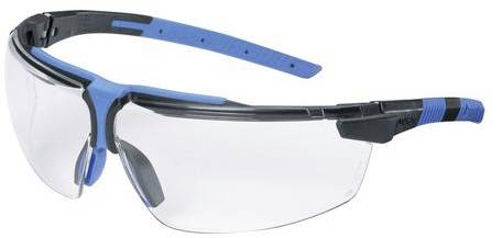 uvex i-3 9190839 Schutzbrille inkl. UV-Schutz Blau, Schwarz EN 166, EN 170 DIN 166, DIN 170