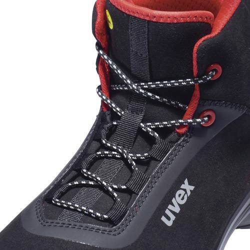 Uvex 1 G2 6839249 ESD Sicherheitsstiefel S3 Schuhgröße (EU): 49 Rot-Schwarz 1 Paar