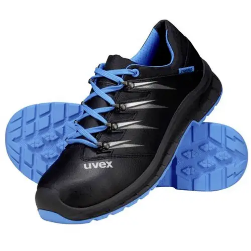 Uvex 2 trend 6934252 ESD Sicherheitshalbschuh S3 Schuhgröße (EU): 52 Blau-Schwarz 1 Paar Uvex 2 trend 6934252 ESD Sicherheitshalbschuh S3 Schuhgröße (EU): 52 Blau-Schwarz 1 Paar