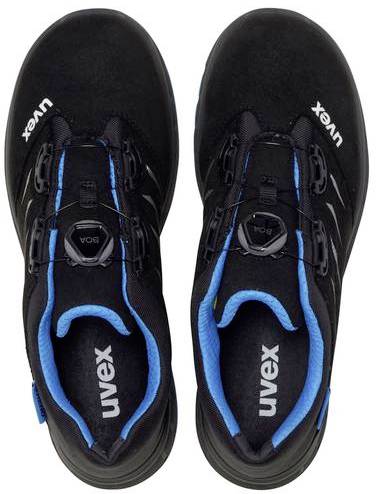 Uvex 2 trend 6938237 ESD Sicherheitshalbschuh S1P Schuhgröße (EU): 37 Blau, Schwarz 1 Paar