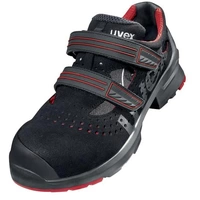 Uvex 1 8536248 ESD Sicherheitssandale S1P Schuhgröße (EU): 48 Rot/Schwarz 1 Paar Uvex 1 8536248 ESD Sicherheitssandale S1P Schuhgröße (EU): 48 Rot/Schwarz 1 Paar