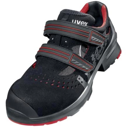 Uvex 1 8536248 ESD Sicherheitssandale S1P Schuhgröße (EU): 48 Rot/Schwarz 1 Paar Uvex 1 8536248 ESD Sicherheitssandale S1P Schuhgröße (EU): 48 Rot/Schwarz 1 Paar