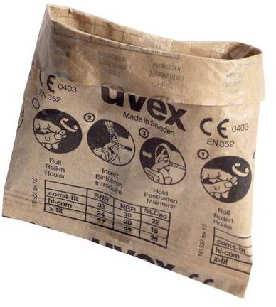 Uvex 2112087 x-fit Gehörschutzstöpsel 37 dB einweg EN 352-2 100 Paar