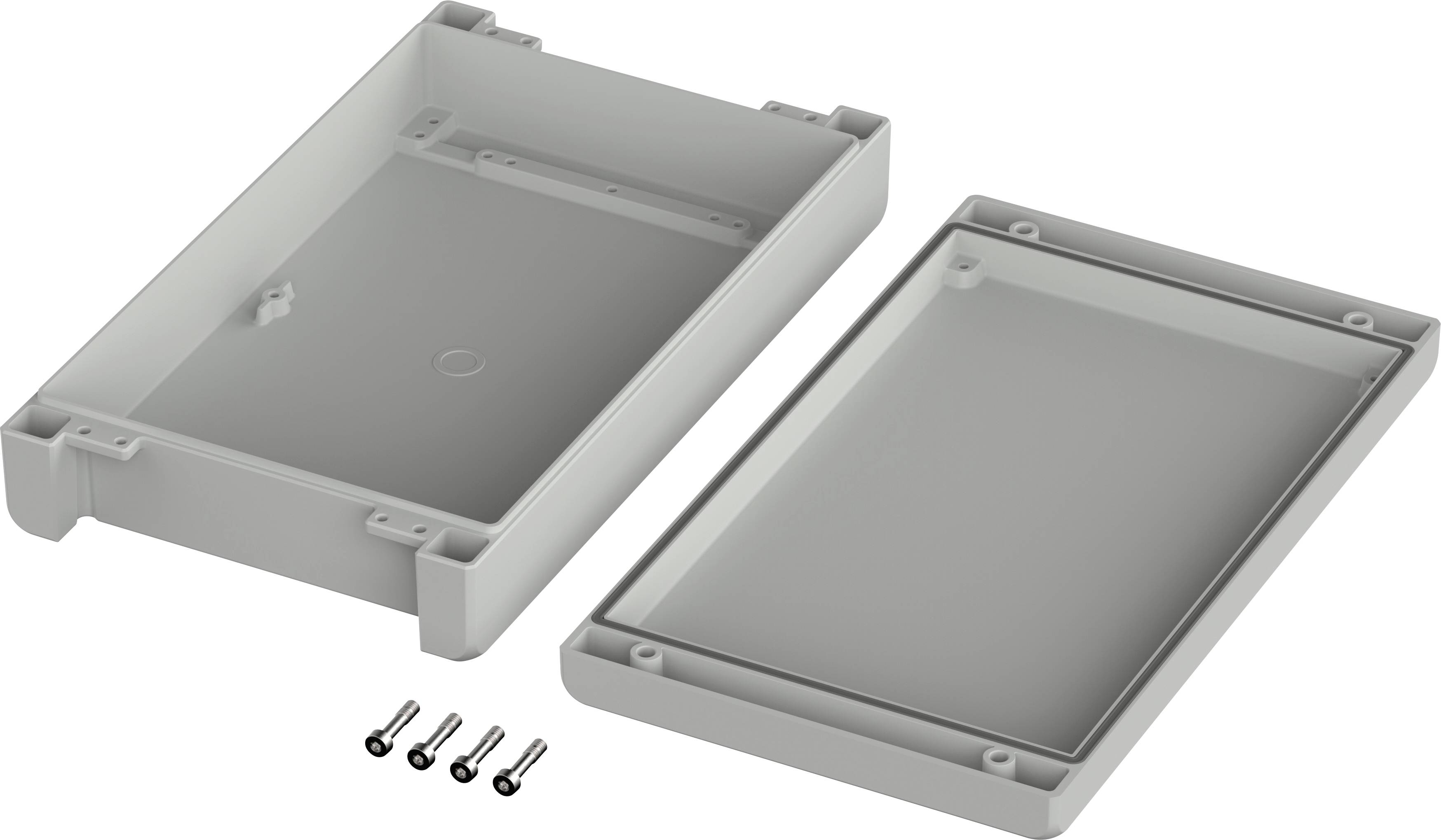Bopla BA-S 281706 F Bocube Alu Gehäuse 7035 00166325 Industrie-Gehäuse 299 x 173 x 60 Aluminium Lichtgrau (RAL 7035) 1St.