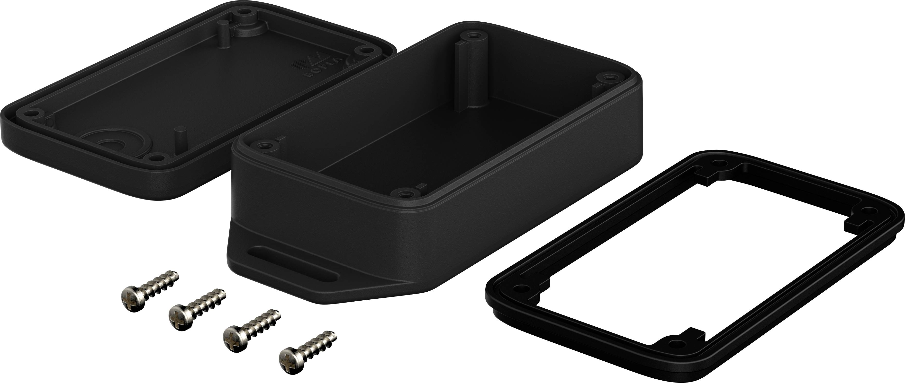 Bopla BL 704020 WL2 DO-9005 BOLINK_SET 16174465.HMT1 Flansch-Gehäuse 70.8 x 42.9 x 23.7 Polycarbona