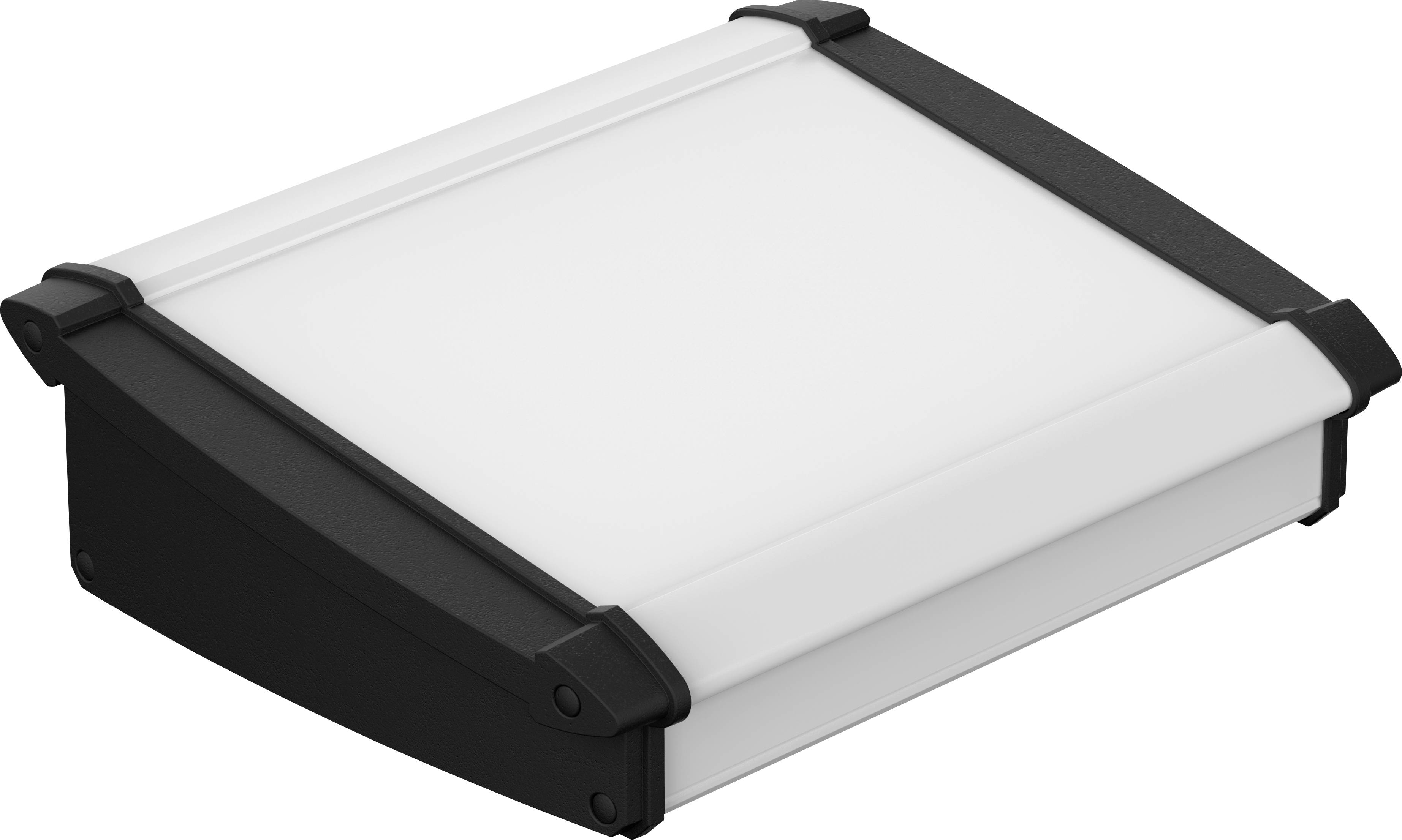 Bopla ATPH 1865-0200 ALU-TOPLINE_SET Pult-Gehäuse (L x B x H) 181.2 x 200 x 68.2mm Aluminium, ABS Natur, Schwarz (RAL 9005) 1St.