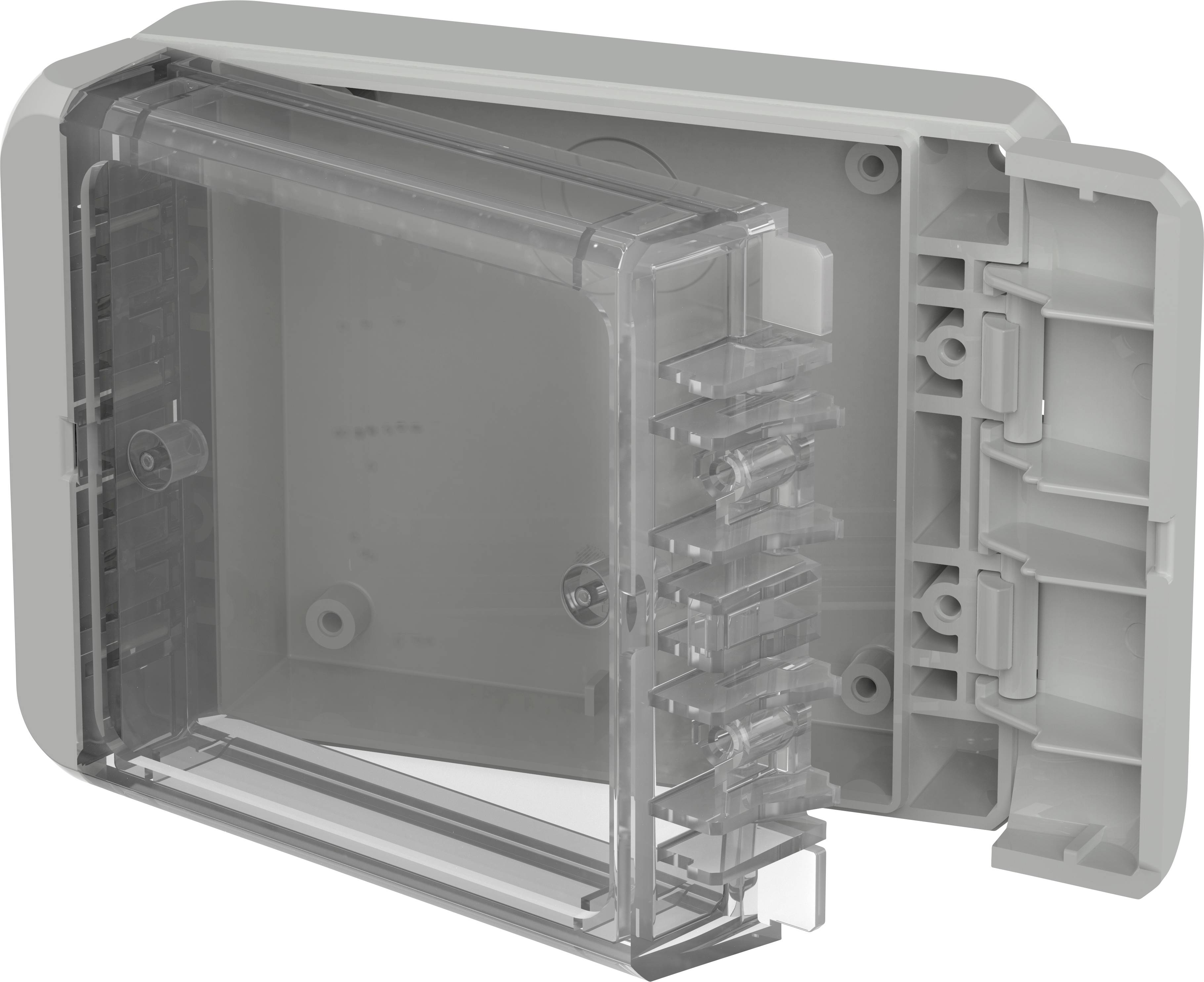 Bopla B 100804 PC-V0-G-7035 Bocube Gehäuse 96022145 Outdoor-Gehäuse 113 x 80 x 40 Polycarbonat V0 Lichtgrau (RAL 7035) 1St.