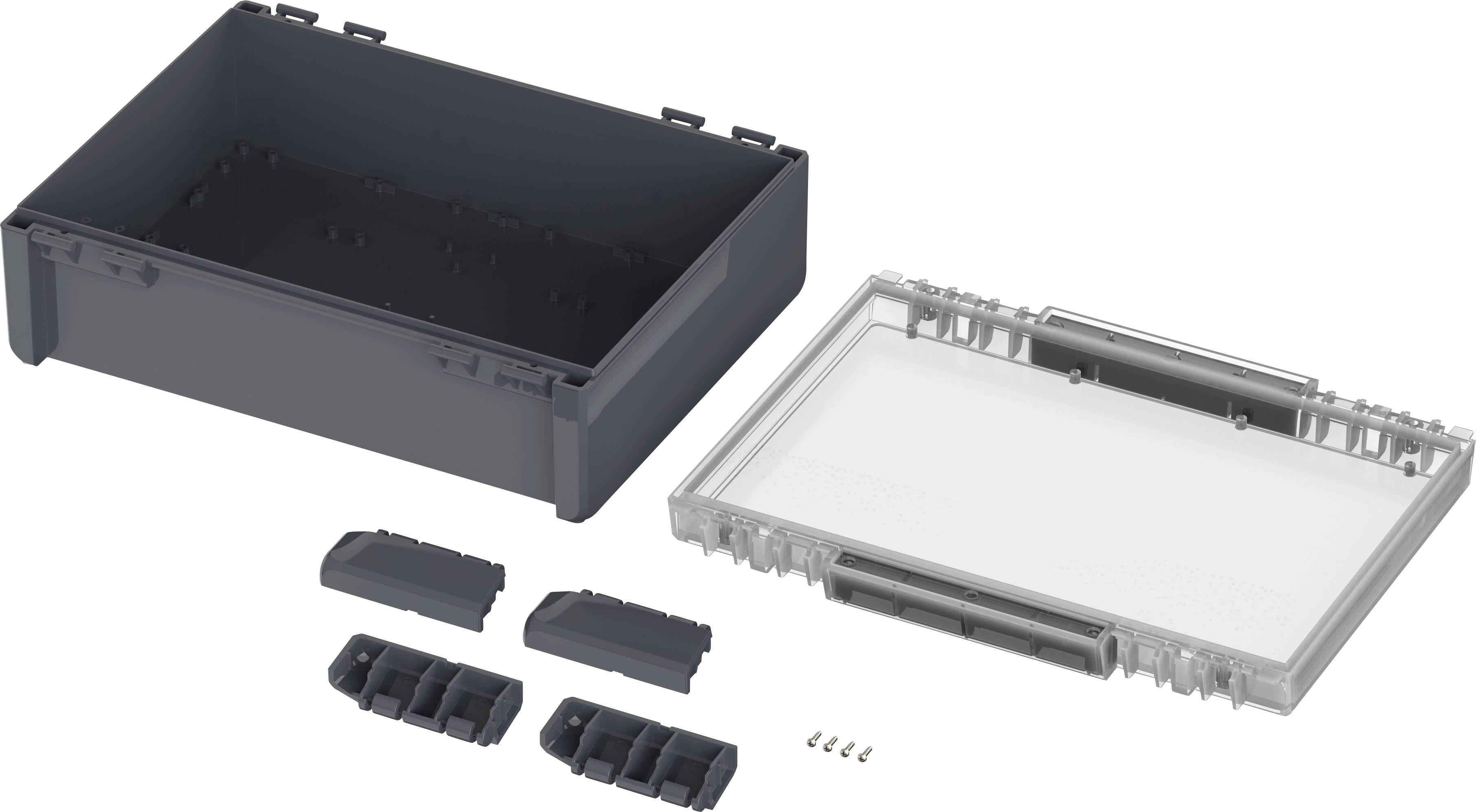 Bopla B 273612 PC-V0-G-7024 Bocube Gehäuse 96027664 Outdoor-Gehäuse 284 x 364 x 120 Polycarbonat V0 Graphitgrau (RAL 7024) 1St.