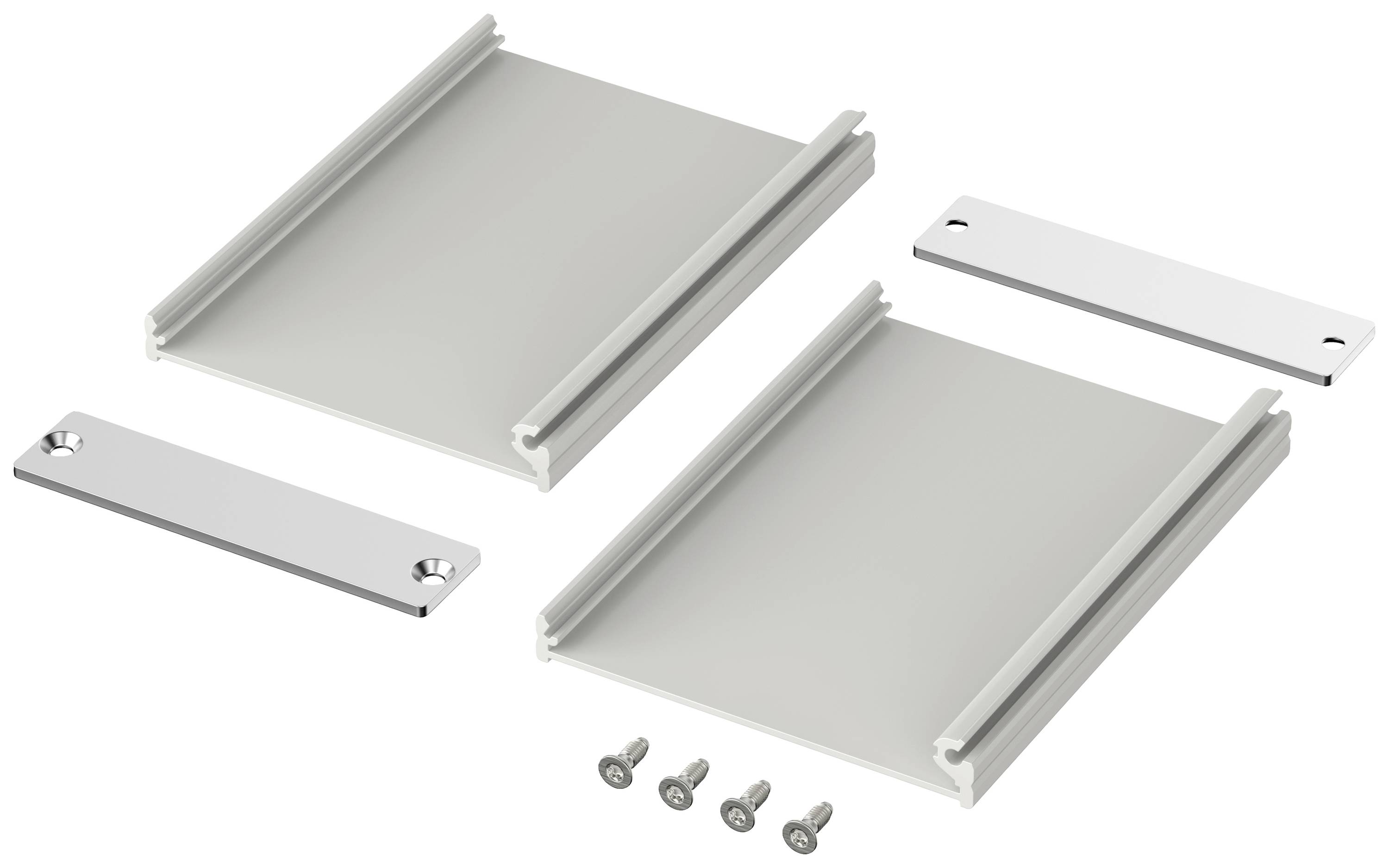 Bopla F 716-100 FILOTEC_SET 97171100.HMT1 Profil-Gehäuse 71.8 x 100 x 16.4 Aluminium Natur 1St.