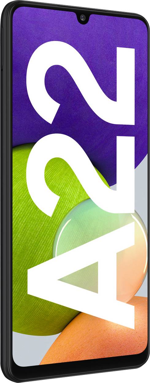 Samsung Galaxy A22 Smartphone 128 GB 16.3 cm (6.4 Zoll) Schwarz Android™ 11 Dual-SIM