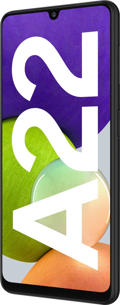 Samsung Galaxy A22 Smartphone 128 GB 16.3 cm (6.4 Zoll) Schwarz Android™ 11 Dual-SIM