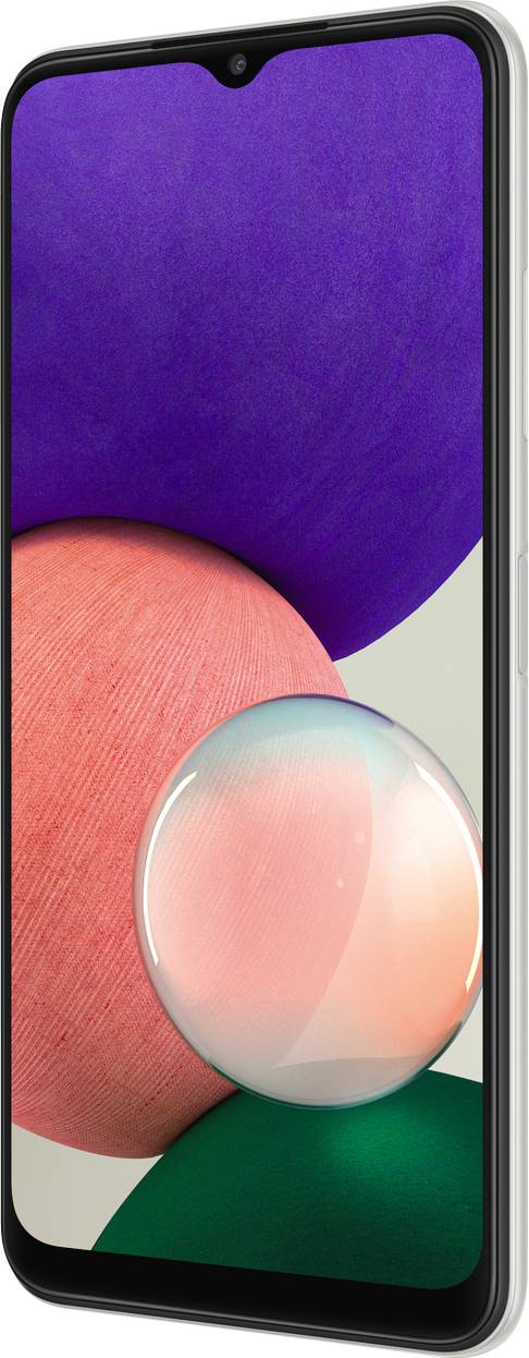 Samsung Galaxy A22 5G 5G Smartphone 128 GB 16.8 cm (6.6 Zoll) Weiß Android™ 11 Dual-SIM