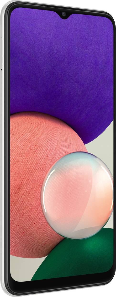 Samsung Galaxy A22 5G 5G Smartphone 128 GB 16.8 cm (6.6 Zoll) Weiß Android™ 11 Dual-SIM