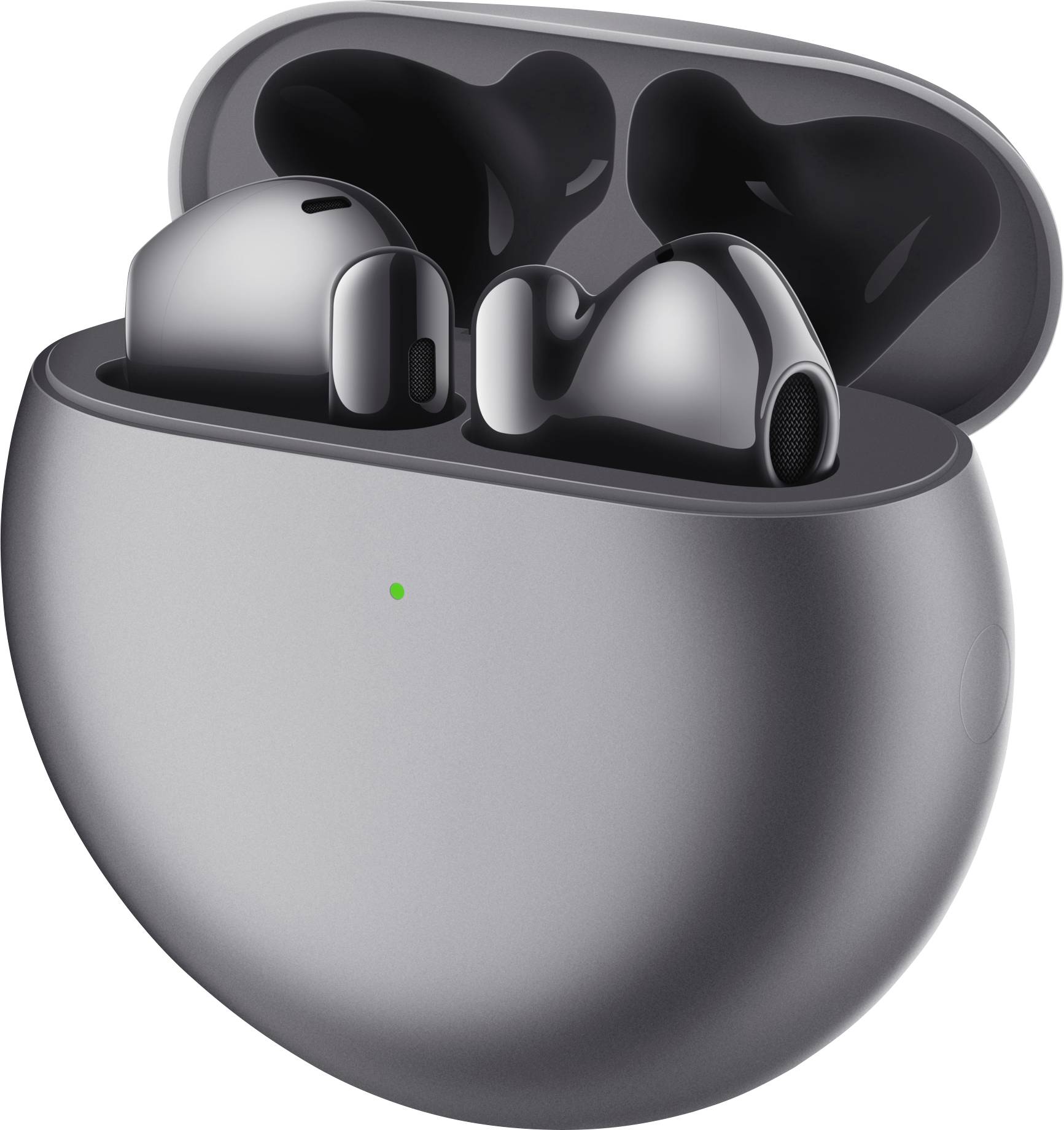 HUAWEI FreeBuds 4 In Ear Kopfhörer Bluetooth® Silber Headset, Magnetisch, Touch-Steuerung