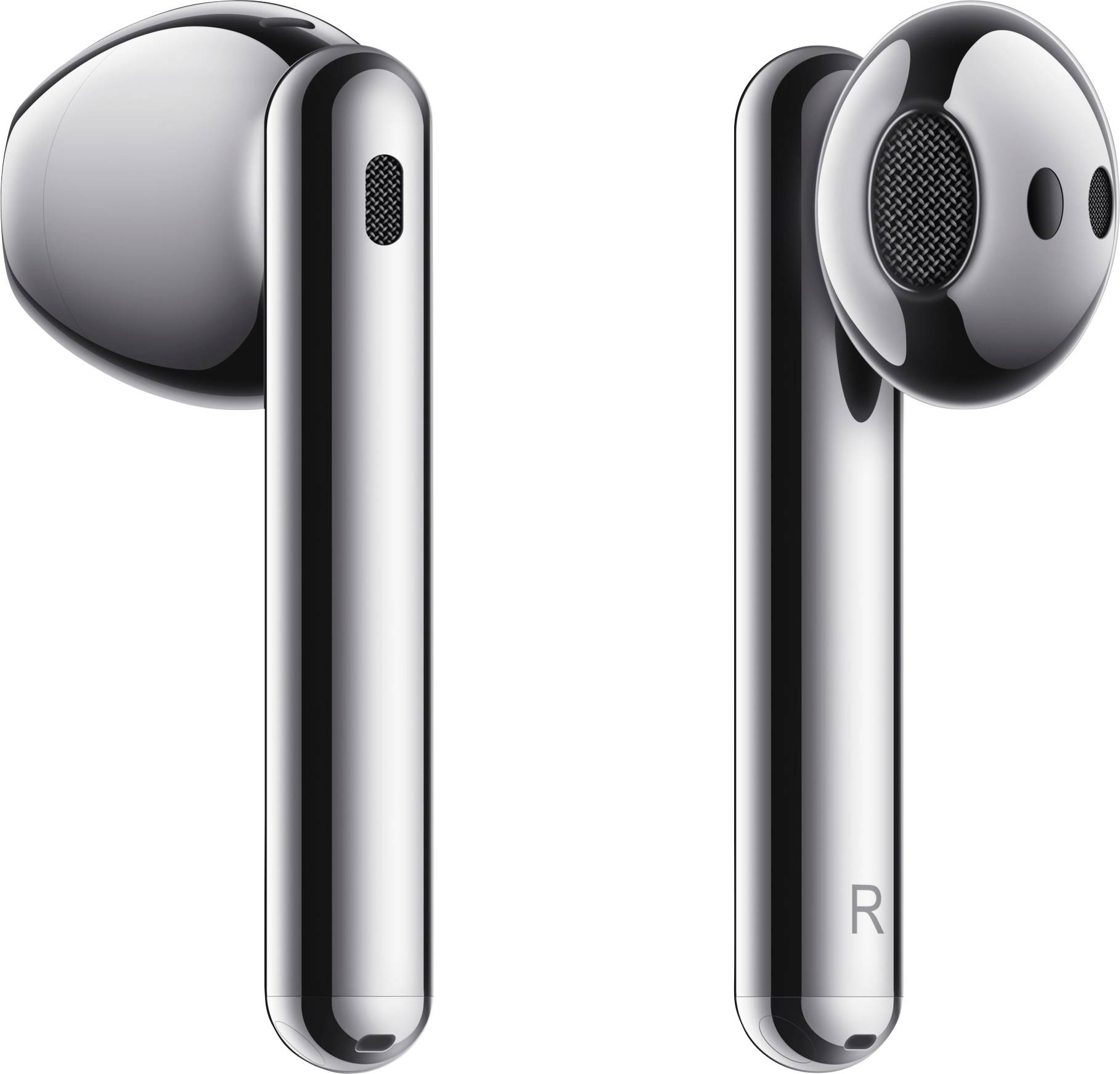 HUAWEI FreeBuds 4 In Ear Kopfhörer Bluetooth® Silber Headset, Magnetisch, Touch-Steuerung