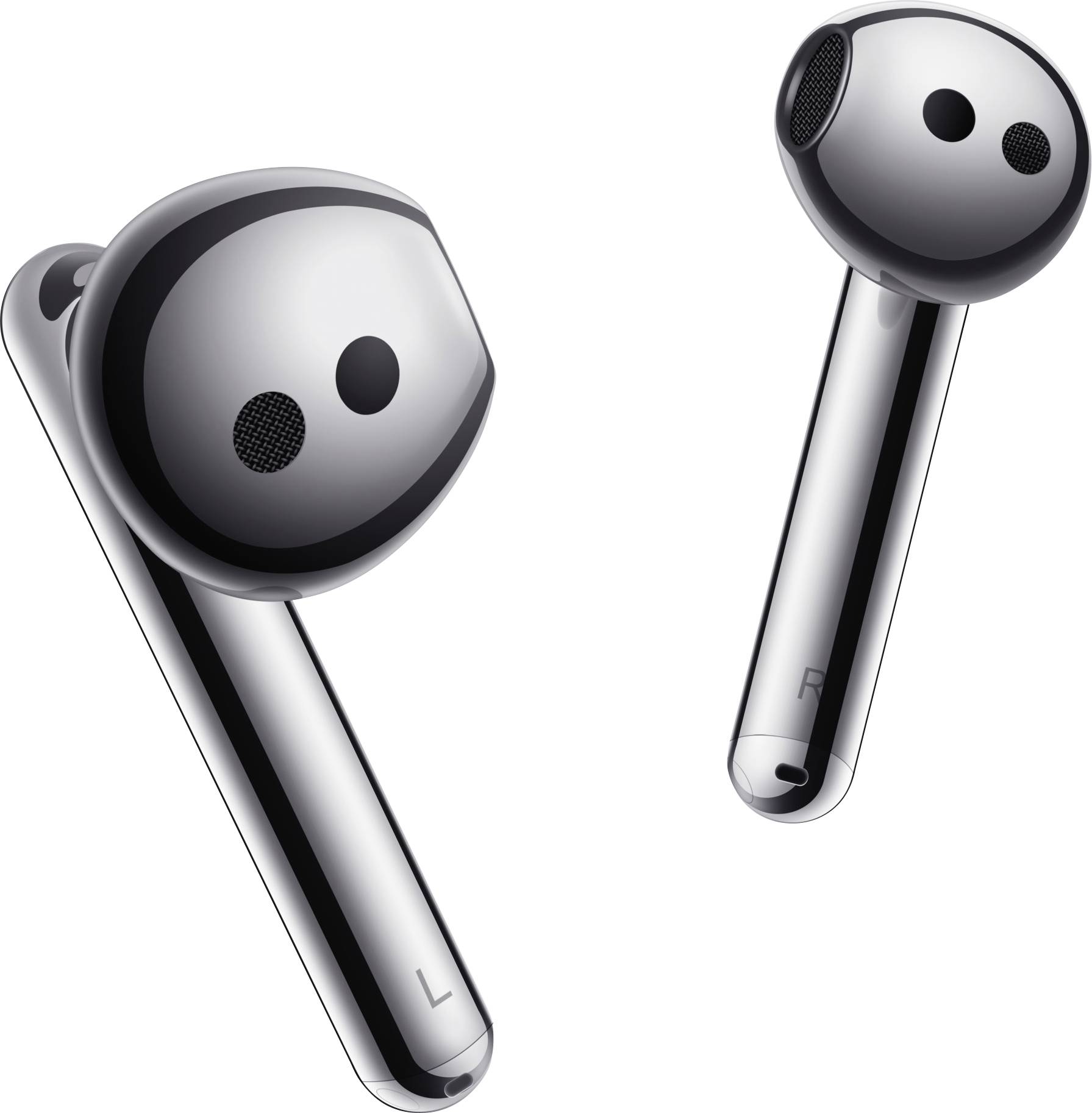 HUAWEI FreeBuds 4 In Ear Kopfhörer Bluetooth® Silber Headset, Magnetisch, Touch-Steuerung