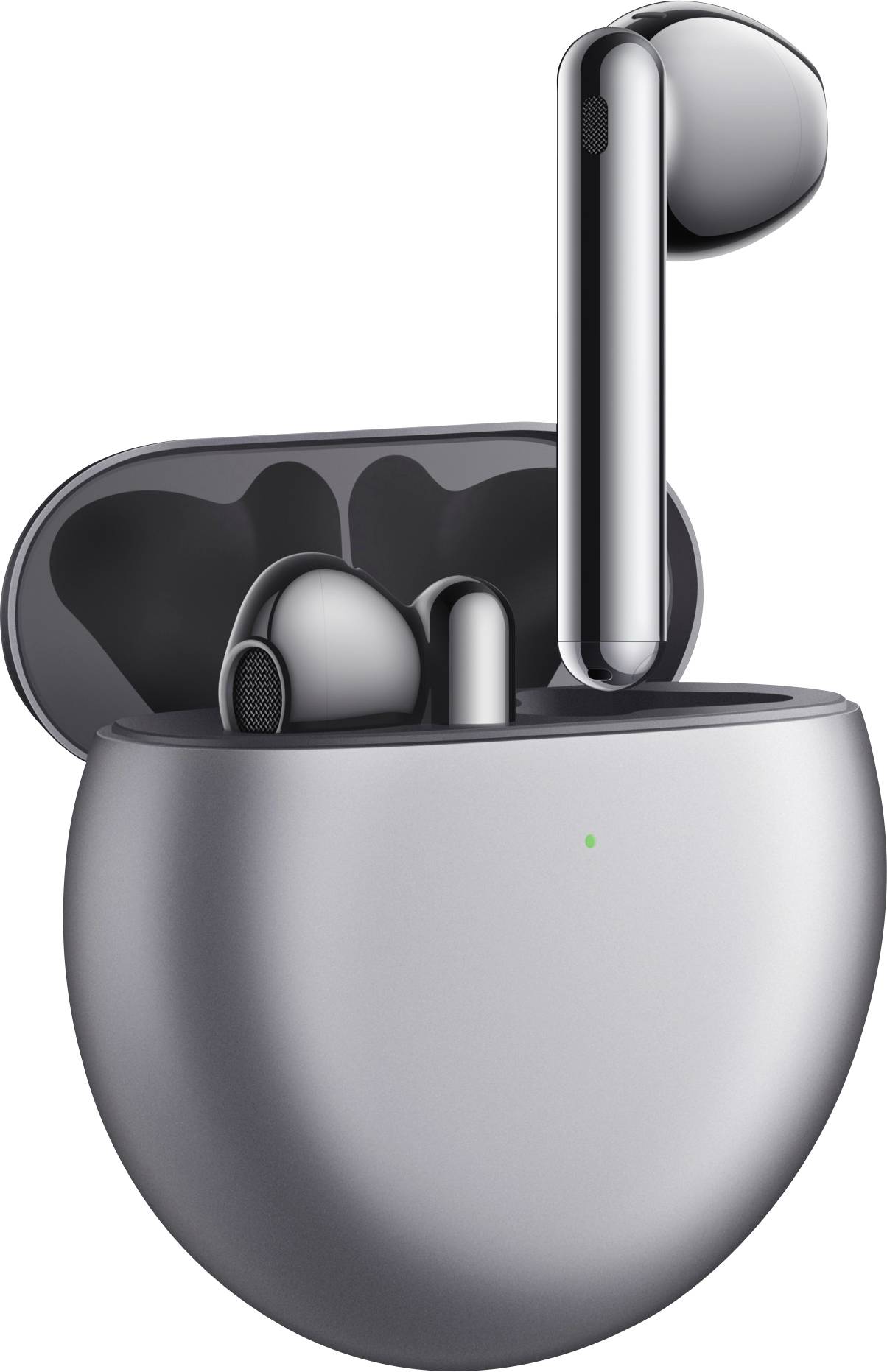 HUAWEI FreeBuds 4 In Ear Kopfhörer Bluetooth® Silber Headset, Magnetisch, Touch-Steuerung