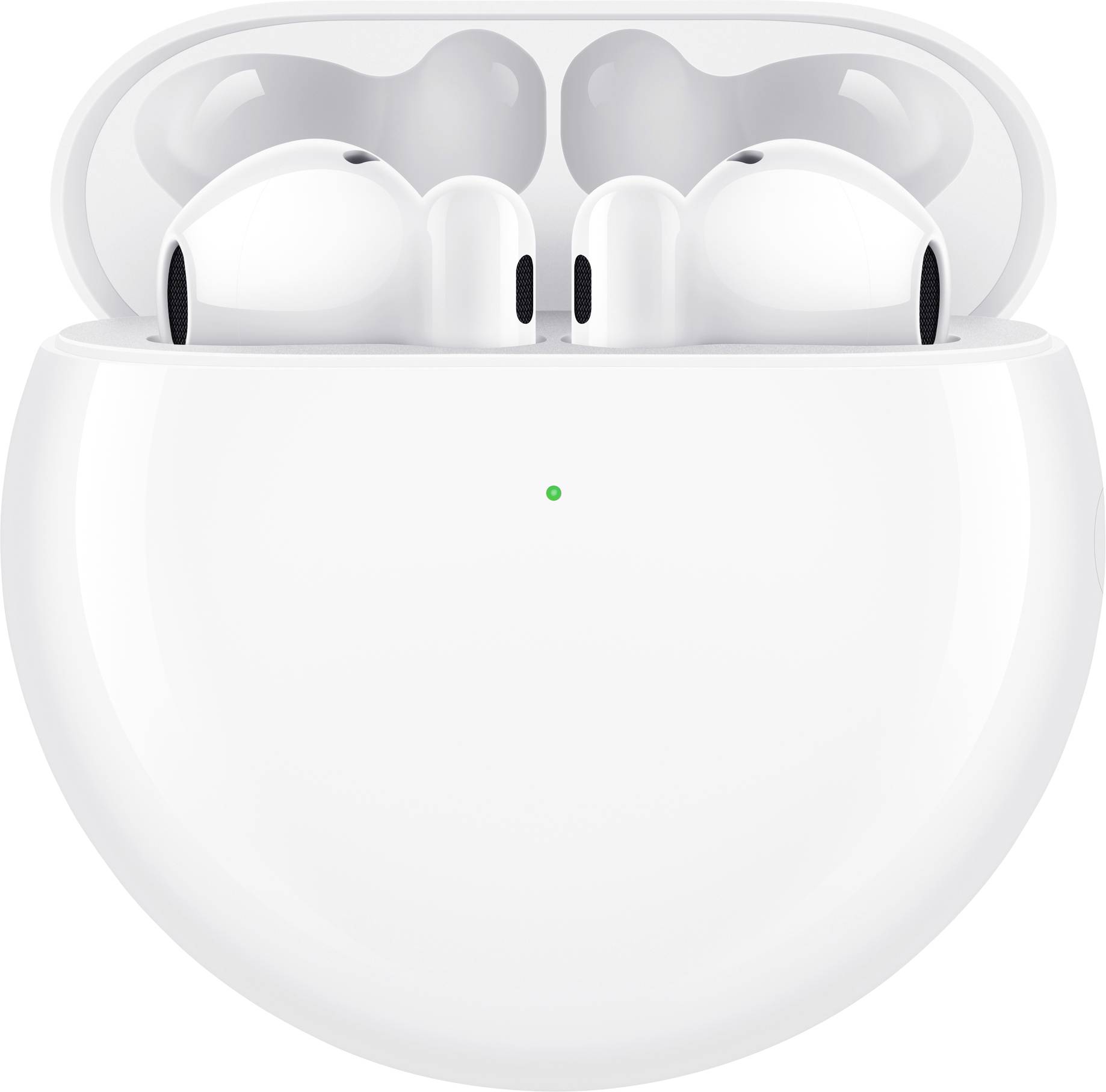 HUAWEI FreeBuds 4 In Ear Kopfhörer Bluetooth® Weiß Noise Cancelling Headset, Magnetisch, Touch-Steuerung