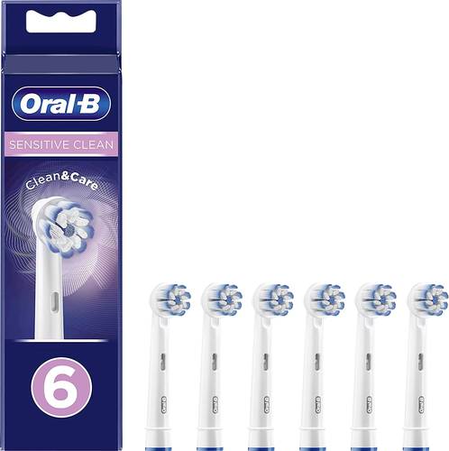 Oral-B Sensitive Clean & Care 2+2+2 Zahnbürstenaufsatz 6 St. Weiß