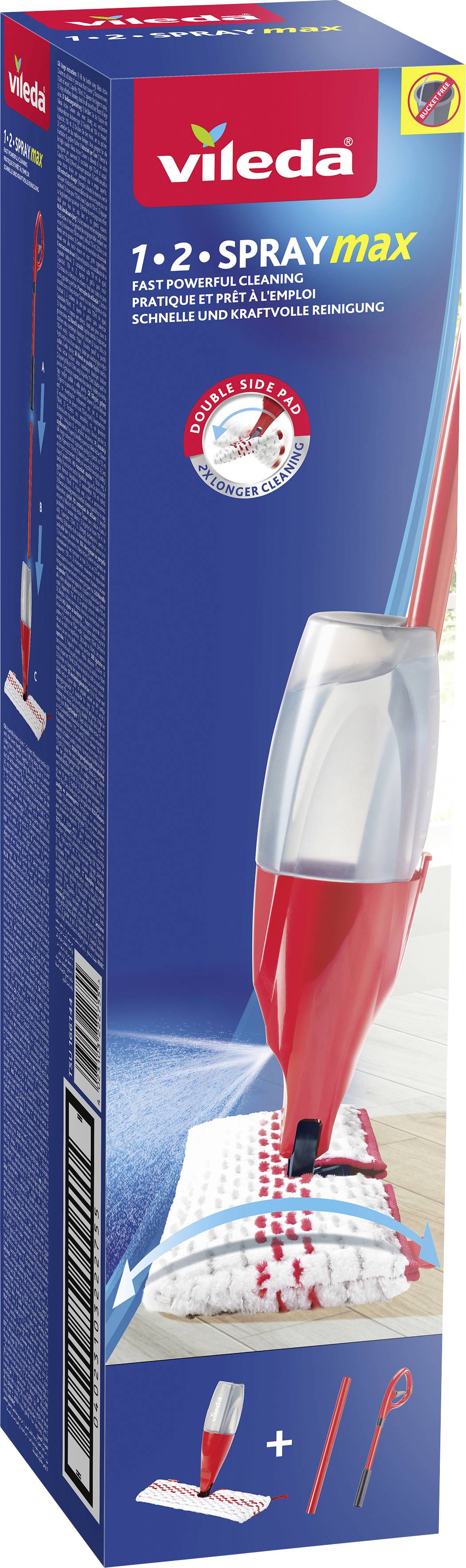 Vileda 166145 1·2·SPRAYmax Bodenwischer 1St.