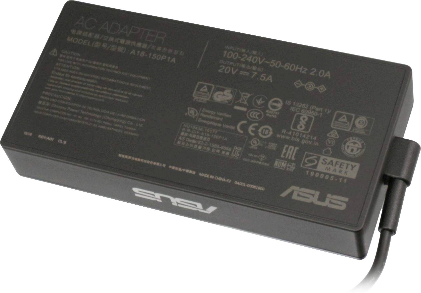 Asus 0A001-00081800, 0A001-00081400, 0A001-00990000 Notebook-Netzteil 150W 7.5A