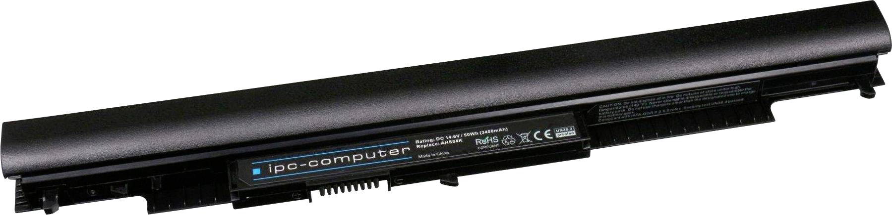Ipc-computer Notebook-Akku HS04 3400 Replace 14.6V 3400 mAh HP