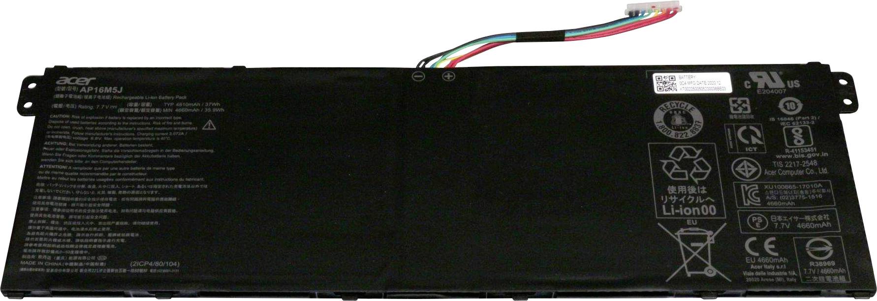 Acer Notebook-Akku KT.00205.004 7.6V 4870 mAh