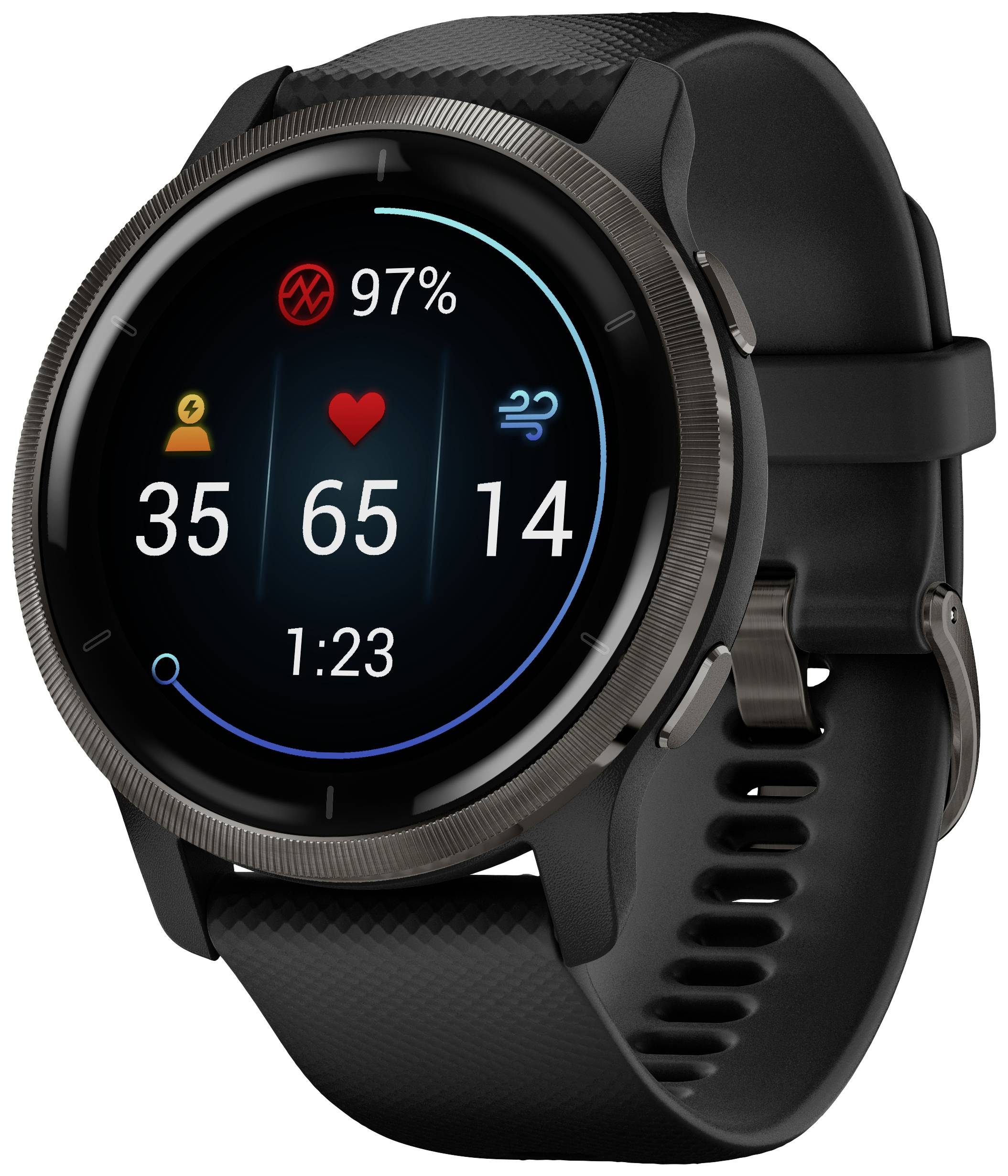 Garmin Venu 2 Smartwatch 45 mm Schwarz