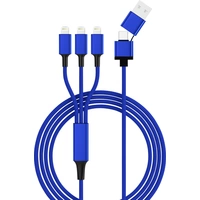 Smrter USB-Ladekabel USB 2.0 USB-A Stecker, USB-C® Stecker, Apple Lightning Stecker 1.20m Blau SMRTER_TRIO_L_NB Smrter USB-Ladekabel USB 2.0 USB-A Stecker, USB-C® Stecker, Apple Lightning Stecker 1.20m Blau SMRTER_TRIO_L_NB