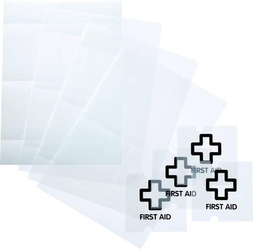 Durable Türschild 483019 (B x H) 105mm x 105mm Transparent 483019