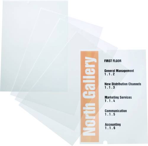 Durable Türschild 483519 (B x H) 210mm x 297mm Transparent 483519