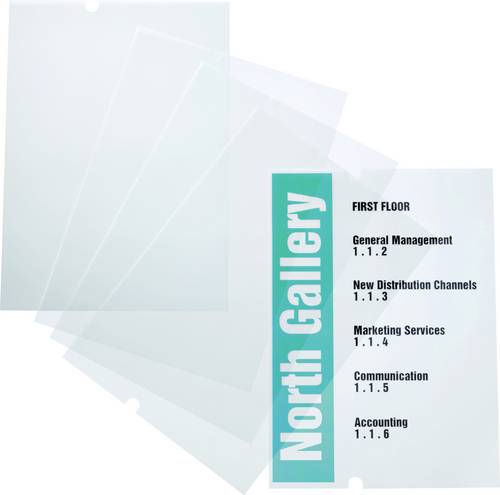 Durable Türschild 483719 (B x H) 297mm x 420mm Transparent 483719