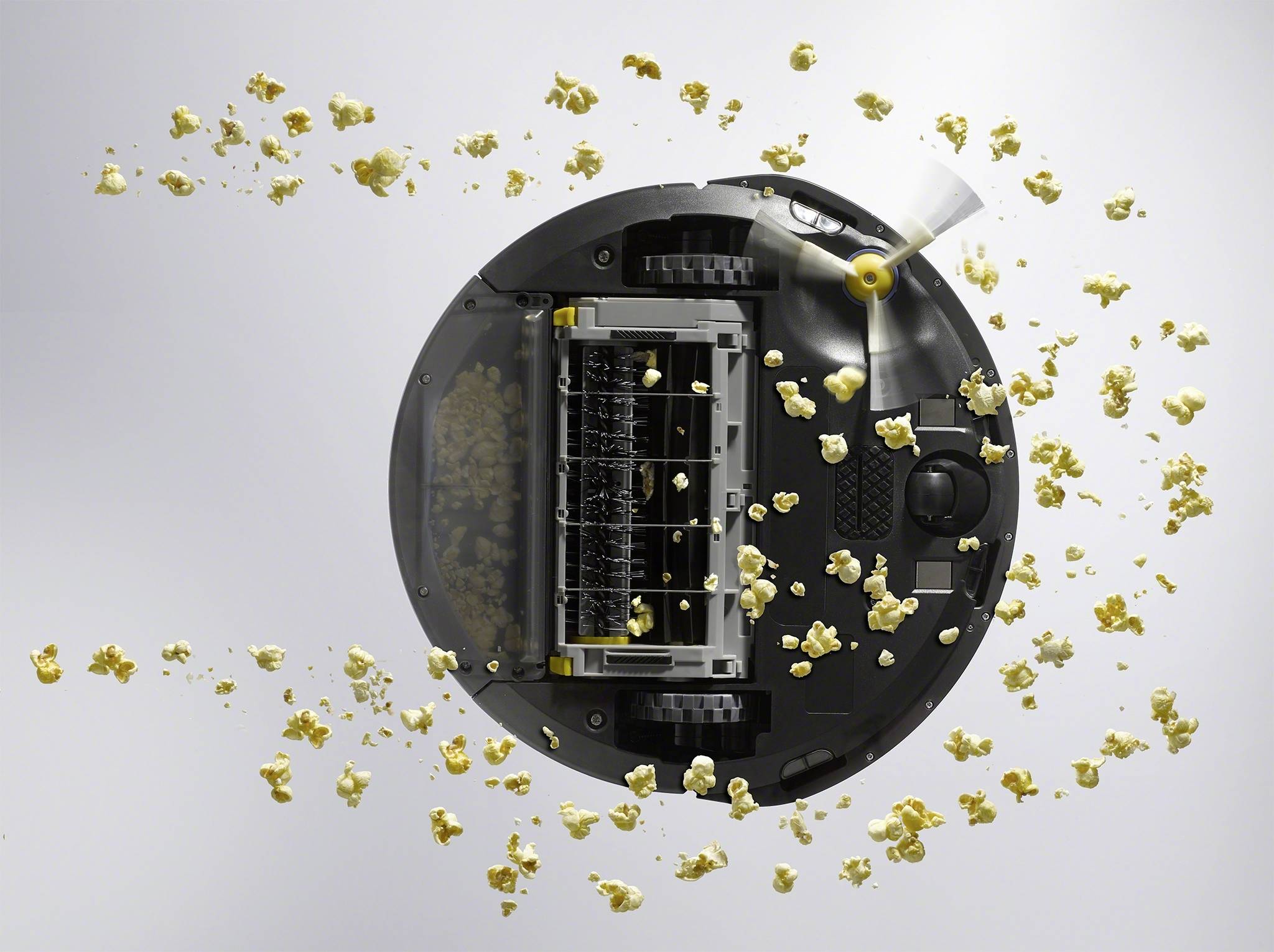 iRobot Roomba 697 Saugroboter Hellgrau, Schwarz kompatibel mit Amazon Alexa, kompatibel mit Google Home