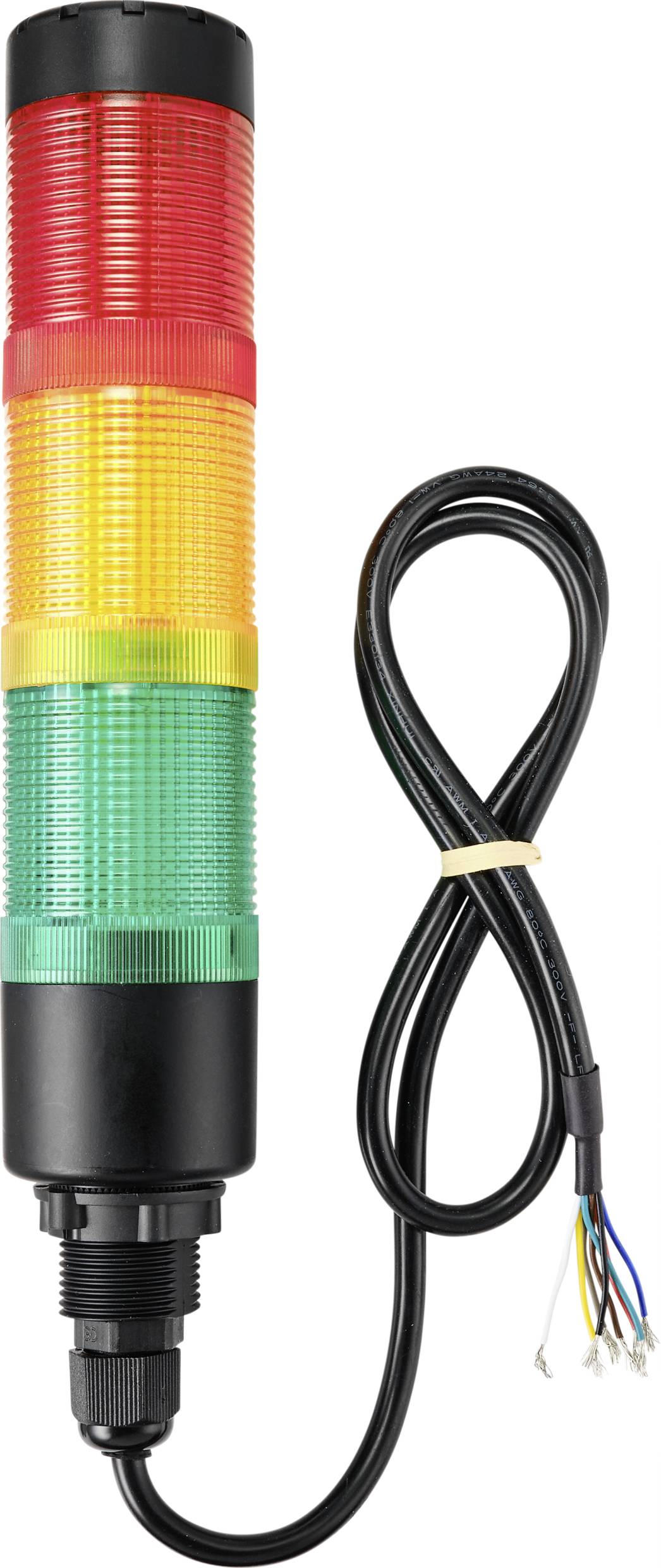 TRU COMPONENTS Signalsäule TC-9539296 LED Rot, Gelb, Grün 1St.