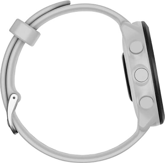 Garmin Forerunner 55 GPS, EU, Whitestone GPS-Laufuhr 42 mm Weiß
