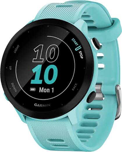 Garmin Forerunner 55 GPS, EU, Aqua GPS-Laufuhr 42 mm Türkis