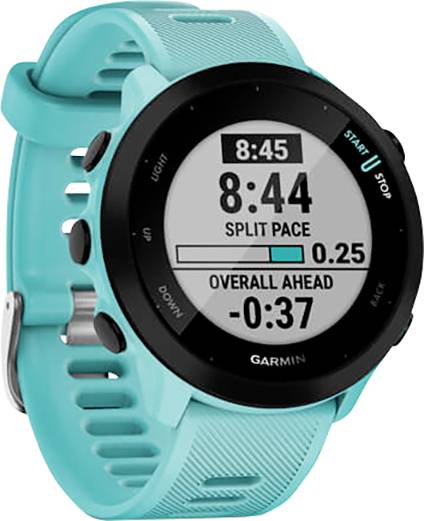 Garmin Forerunner 55 GPS, EU, Aqua GPS-Laufuhr 42 mm Türkis