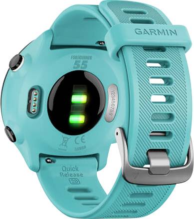 Garmin Forerunner 55 GPS, EU, Aqua GPS-Laufuhr 42mm Türkis