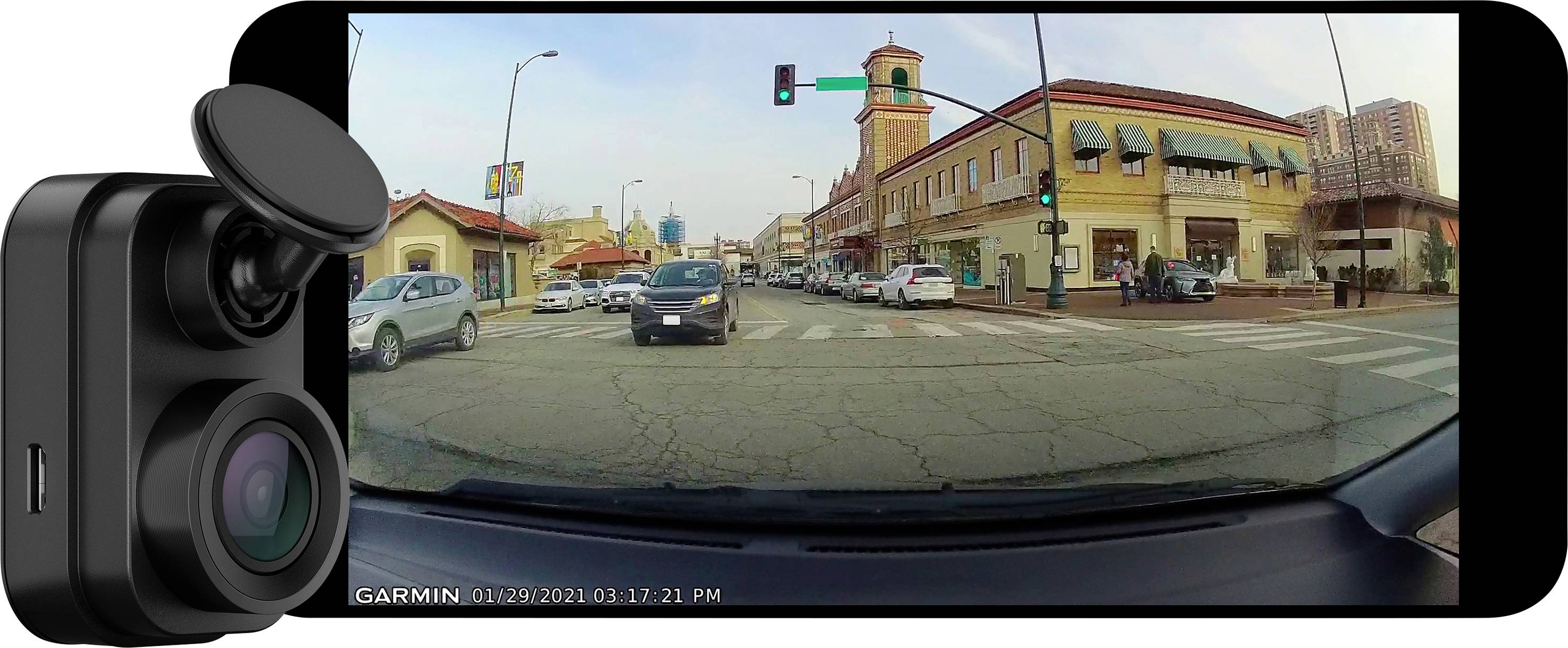 Garmin Dash Cam™ Mini 2 Dashcam Blickwinkel horizontal max.=140 ° Automatischer Start, G-Sensor, Mikrofon, WLAN