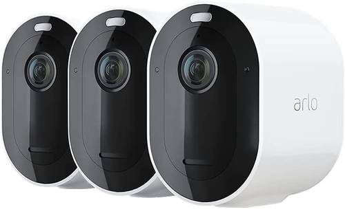 ARLO Pro4 Spotlight white, 3cam Kit VMC4350P 100EUS WLAN IP Überwachungskamera Set mit 3 Kameras 25  - Onlineshop Voelkner