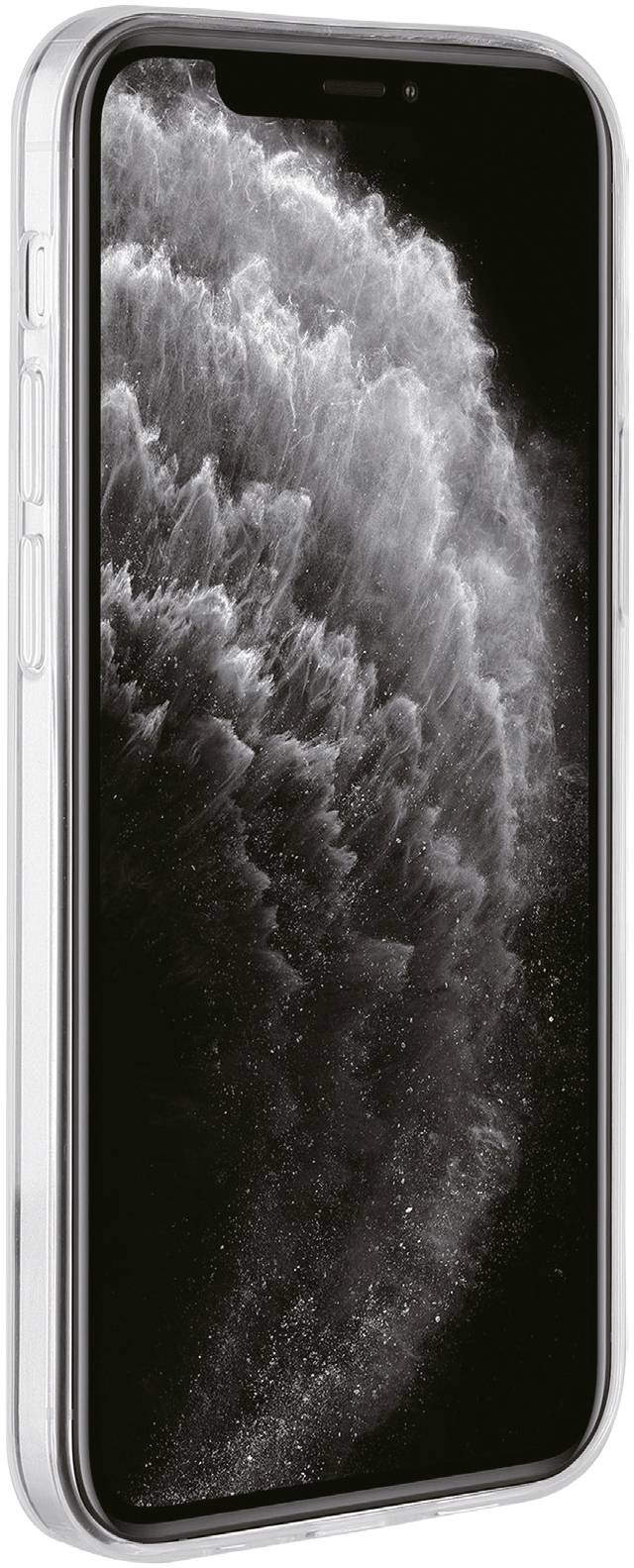 Vivanco Super Slim Backcover Apple iPhone 12, iPhone 12 Pro Transparent Induktives Laden, Spritzwasserfest, Staubdicht, Stoßfest
