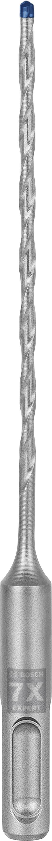 Bohraufsatz mit spiralförmigem Design aus Metall, geeignet für präzises Bohren in harten Materialien wie Beton oder Stein.